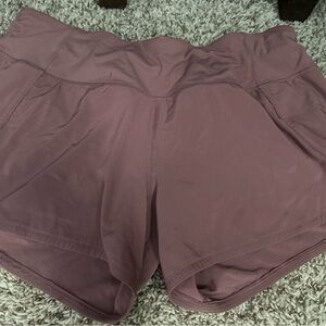 Lululemon Athletica Pink Athletic Shorts Relaxed Fit